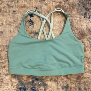 Lululemon Mint Crossback Sports Bra